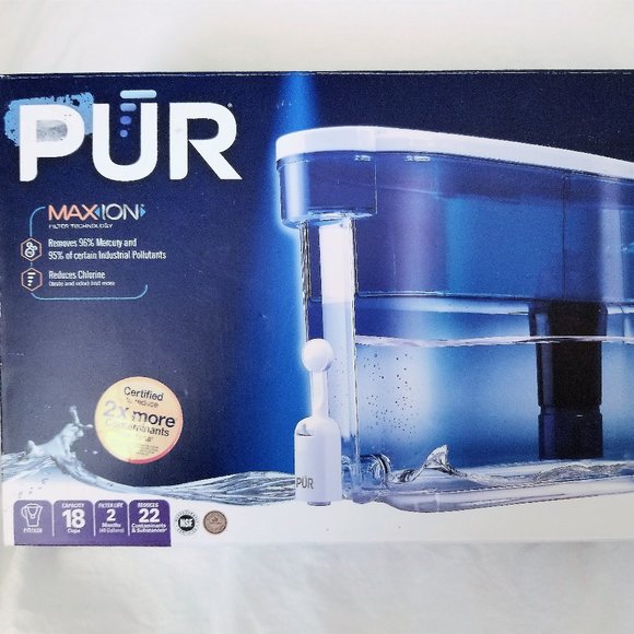 PUR 18 Cup Dispenser Pitcher Maxion Filtration System White - Picture 2 of 10